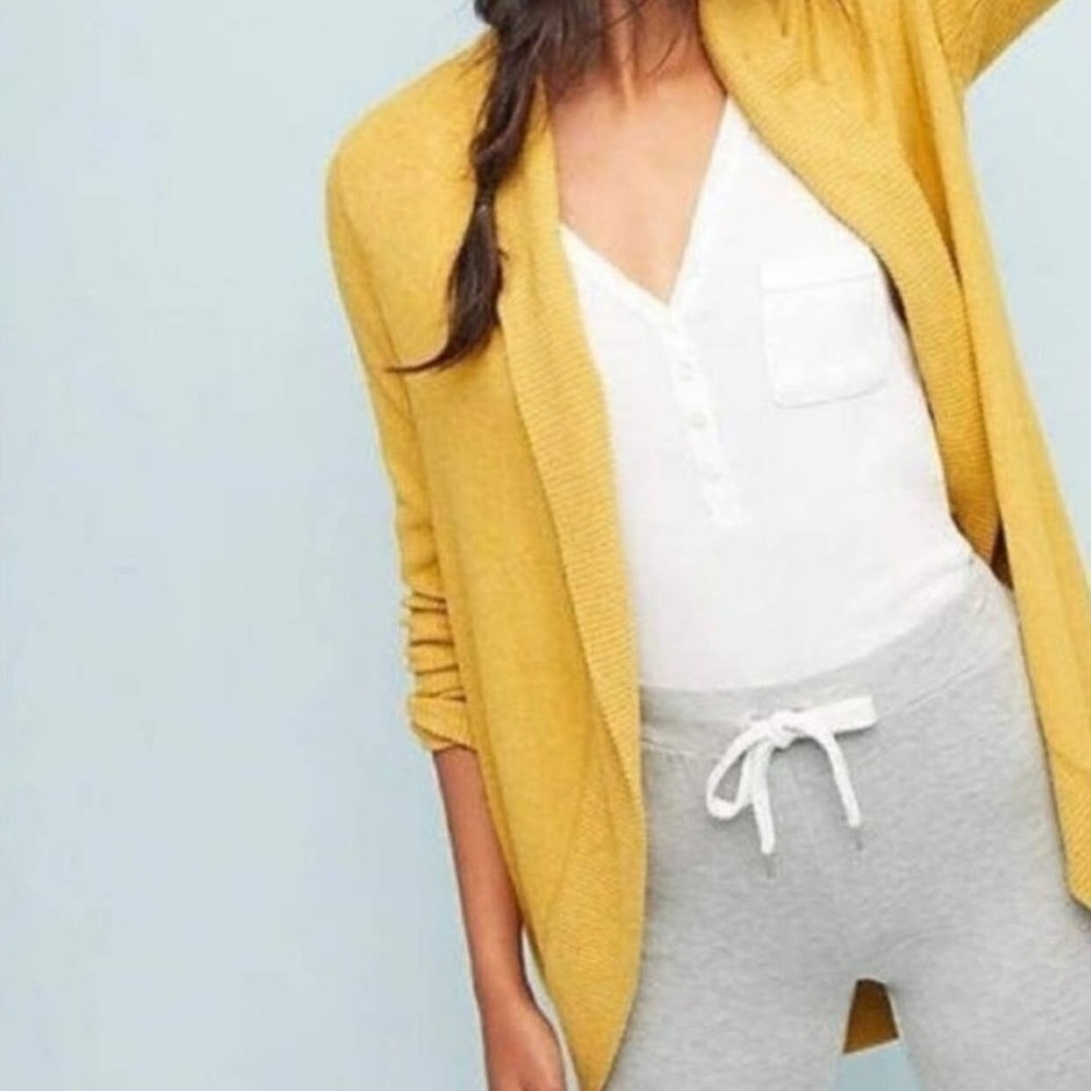 Saturday Sunday Anthropologie Alberta Brushed Fleece Cardigan - Picture 1 of 5